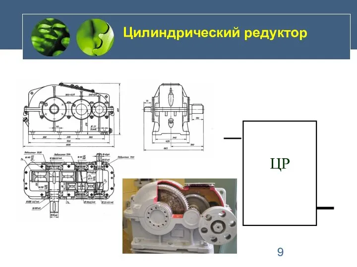 Цилиндрический редуктор