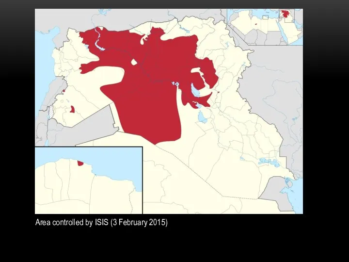 Area controlled by ISIS (3 February 2015)
