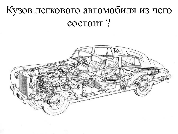 Кузов легкового автомобиля из чего состоит ?