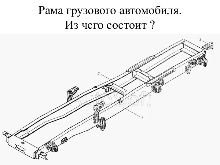 Рама грузового автомобиля. Из чего состоит ?