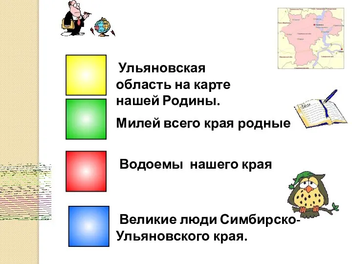 Великие люди Симбирско-Ульяновского края. Милей всего края родные Водоемы нашего края