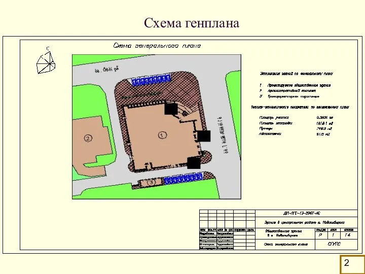 Схема генплана