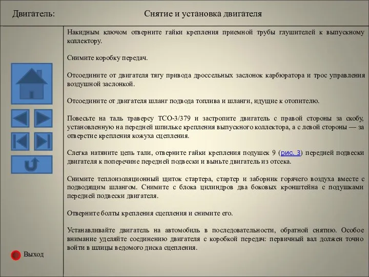 Выход Накидным ключом отверните гайки крепления приемной трубы глушителей к выпускному