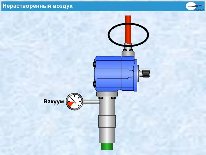 Luftblasen Вакуум Нерастворенный воздух