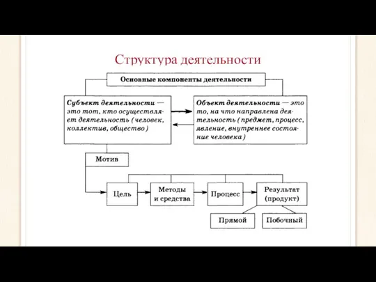 Структура деятельности