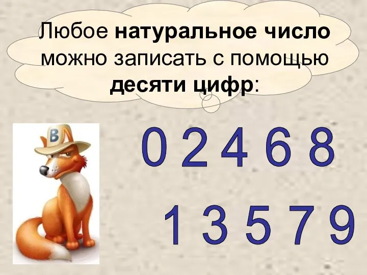Литвиненко Т.А. Любое натуральное число можно записать с помощью десяти цифр: