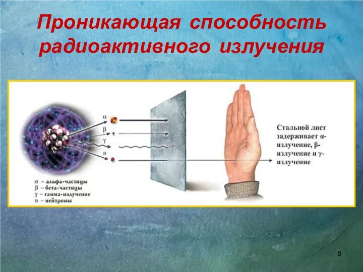 Проникающая способность радиоактивного излучения