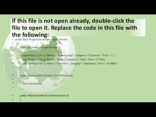 If this file is not open already, double-click the file to