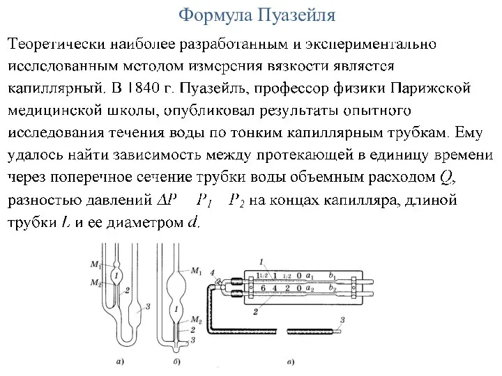 Формула Пуазейля