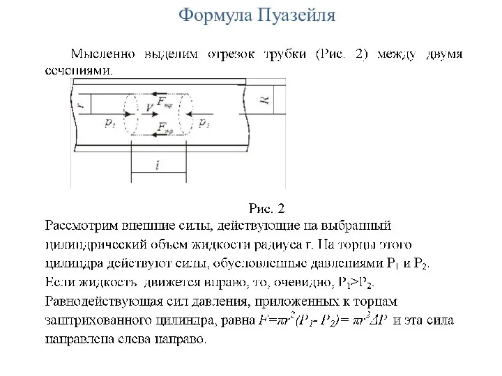 Формула Пуазейля