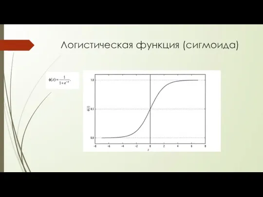 Логистическая функция (сигмоида)