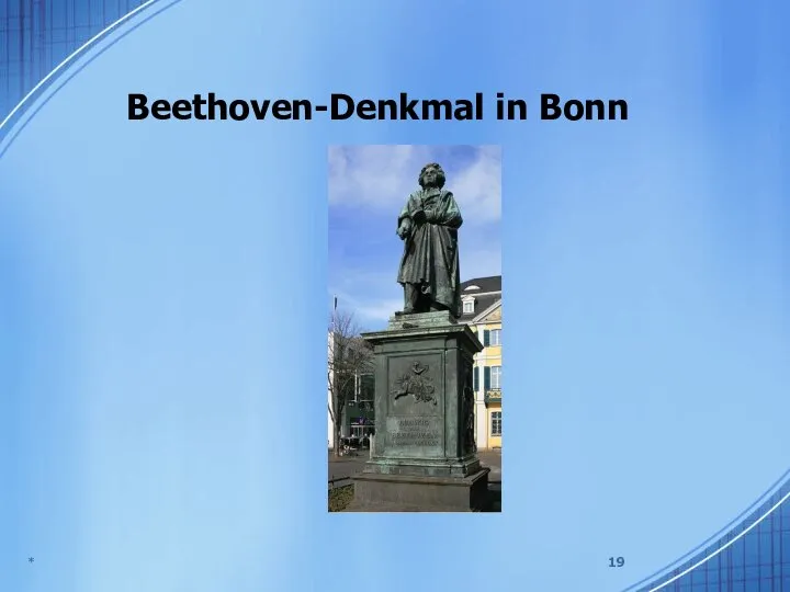 Beethoven-Denkmal in Bonn *
