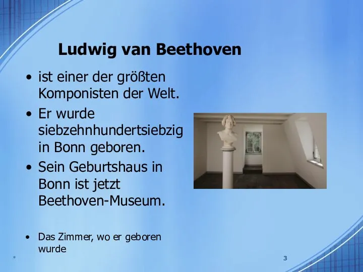 Ludwig van Beethoven ist einer der größten Komponisten der Welt. Er