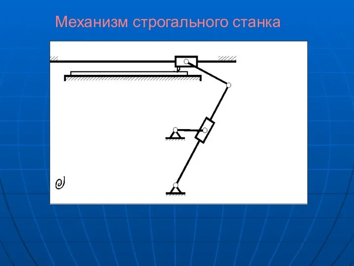 Механизм строгального станка