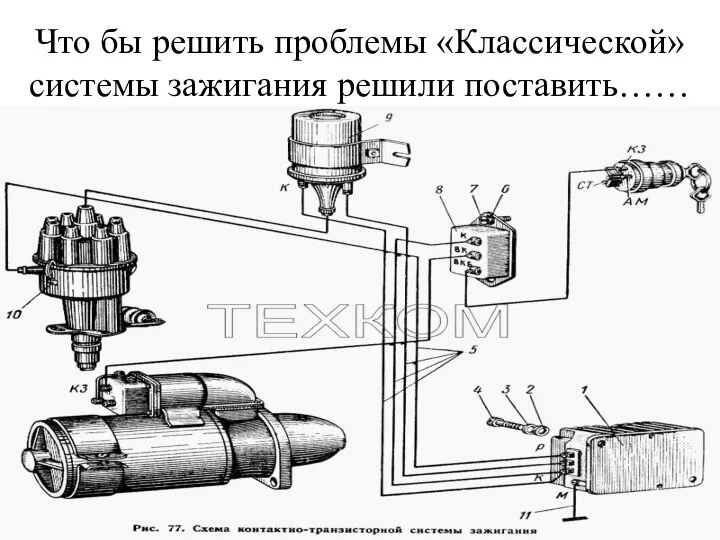 Что бы решить проблемы «Классической» системы зажигания решили поставить……