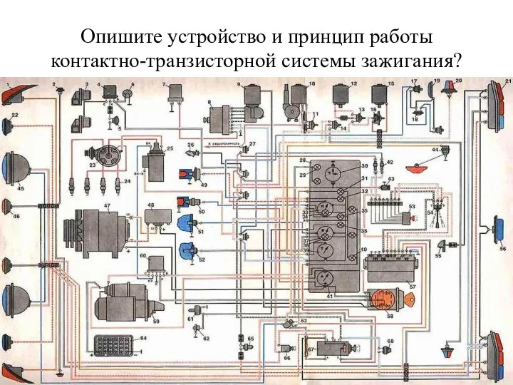 Опишите устройство и принцип работы контактно-транзисторной системы зажигания?