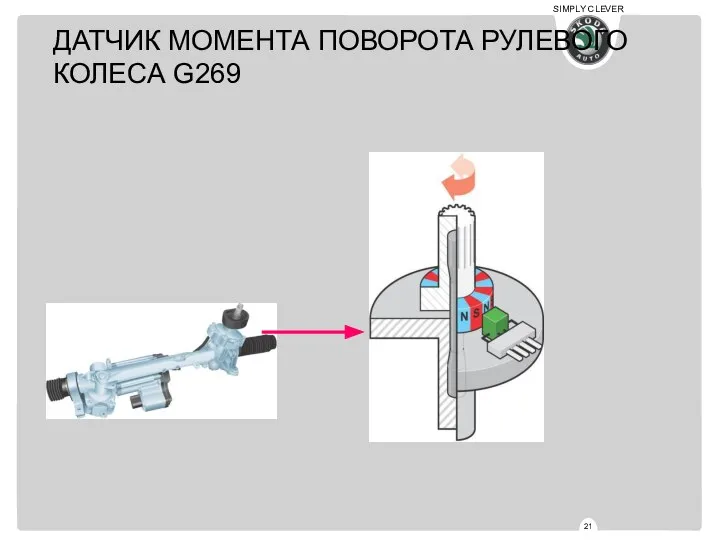 ДАТЧИК МОМЕНТА ПОВОРОТА РУЛЕВОГО КОЛЕСА G269