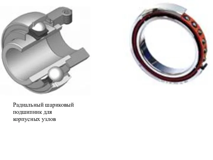 Радиальный шариковый подшипник для корпусных узлов