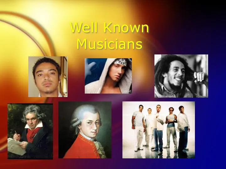 Well Known Musicians