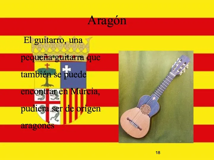 Aragón El guitarro, una pequeña guitarra que también se puede encontrar