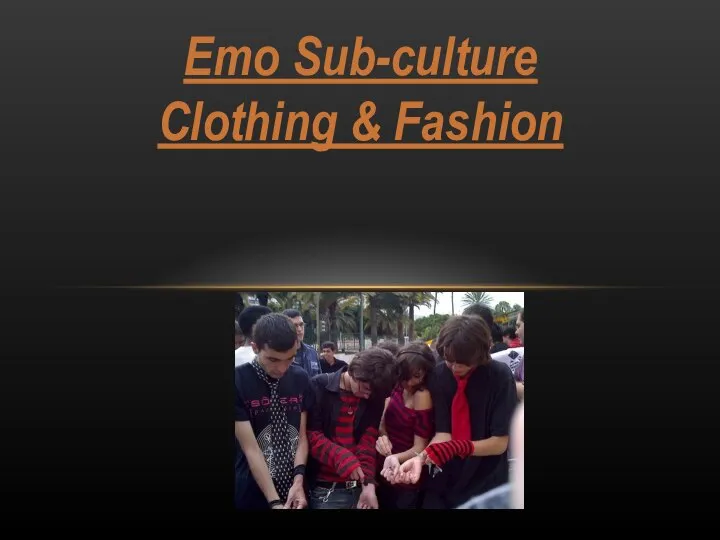 Emo Sub-culture Clothing & Fashion