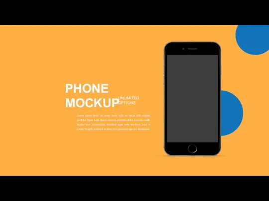 PHONE MOCKUP Lorem ipsum dolor sit amet, lacus nulla ac netus