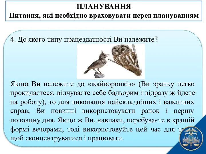 4. До якого типу працездатності Ви належите? Якщо Ви належите до