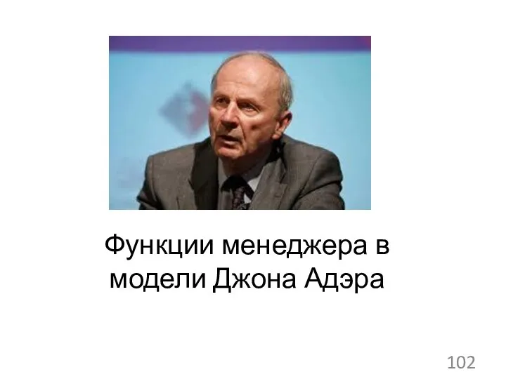 Функции менеджера в модели Джона Адэра