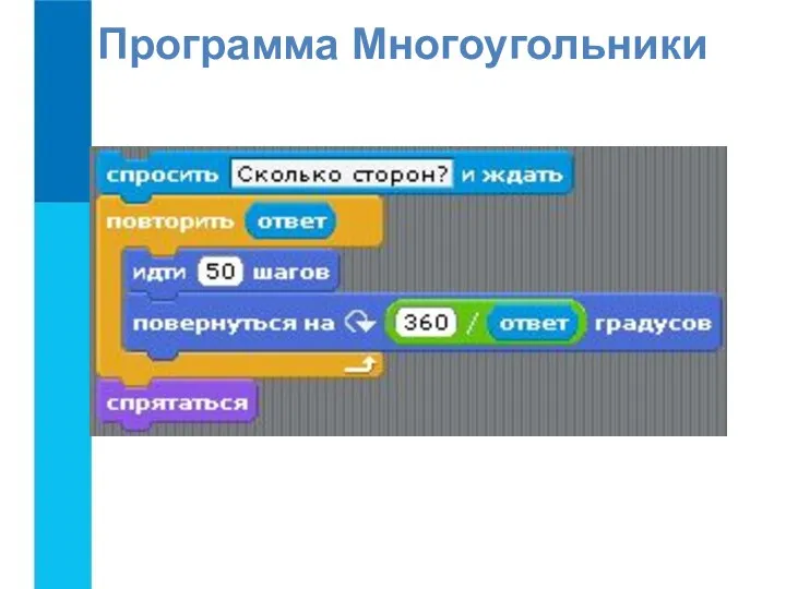 Программа Многоугольники