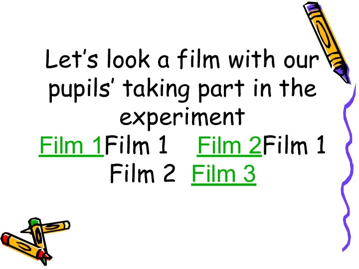 Let’s look a film with our pupils’ taking part in the