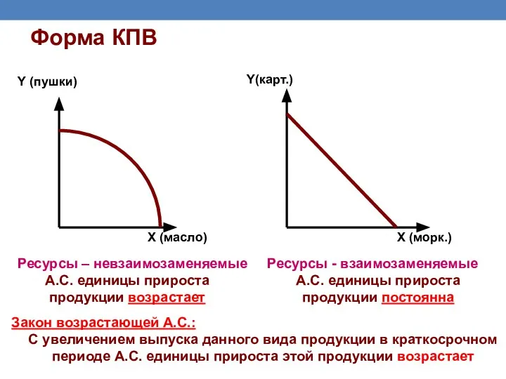 Форма КПВ Х (масло) Y (пушки) Y(карт.) Х (морк.) Ресурсы –