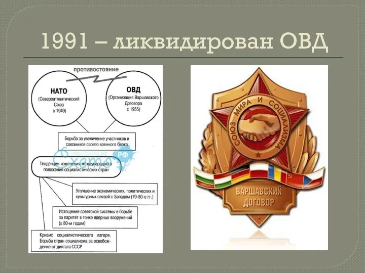 1991 – ликвидирован ОВД