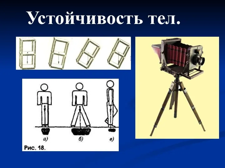 Устойчивость тел.