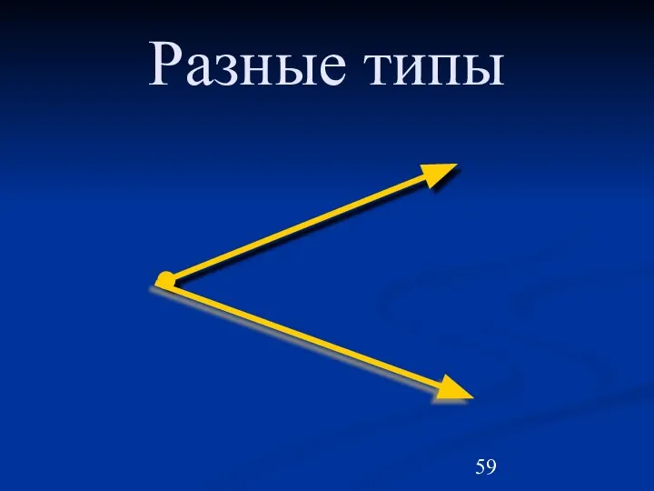 Разные типы