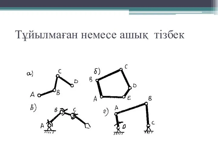 Тұйылмаған немесе ашық тізбек