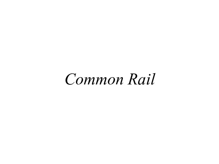 Common Rail