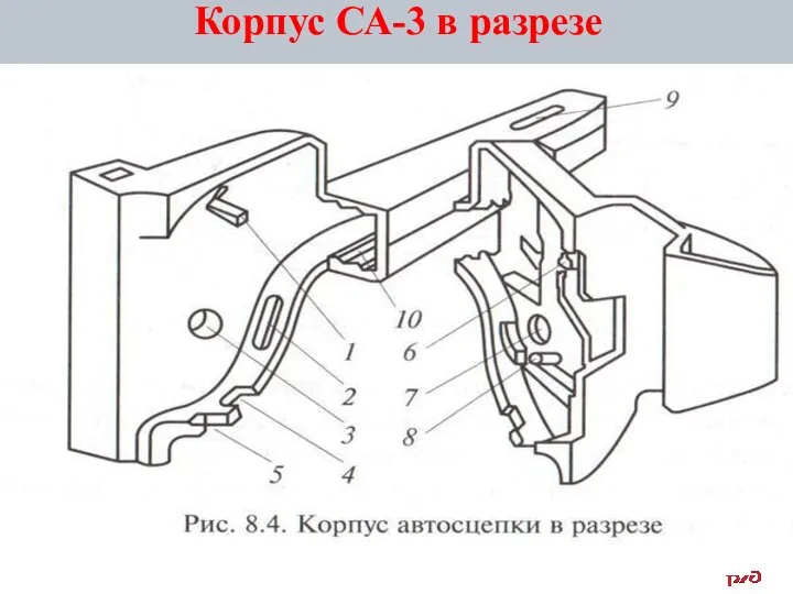 Корпус СА-3 в разрезе