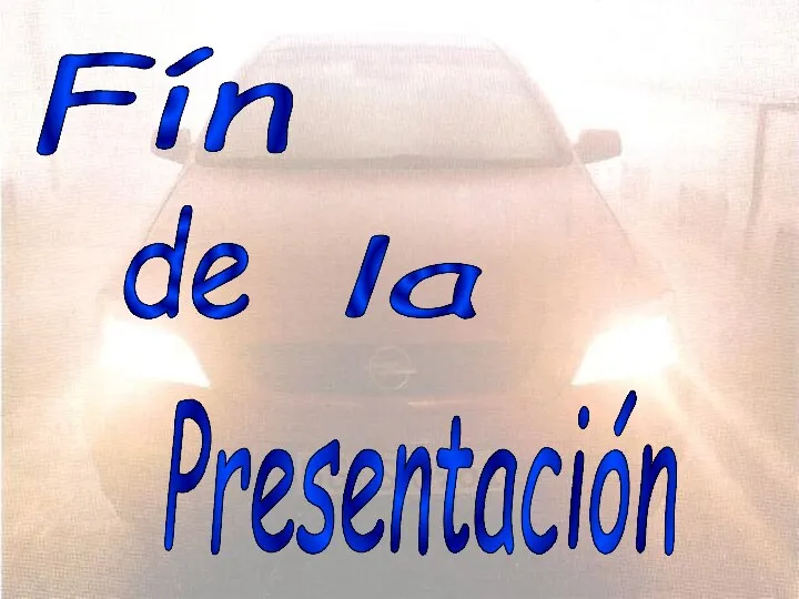 Fín de la Presentación