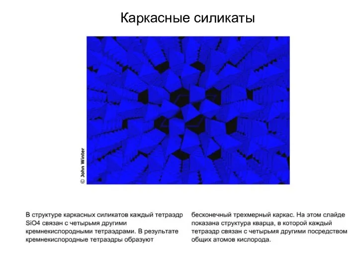 Каркасные силикаты