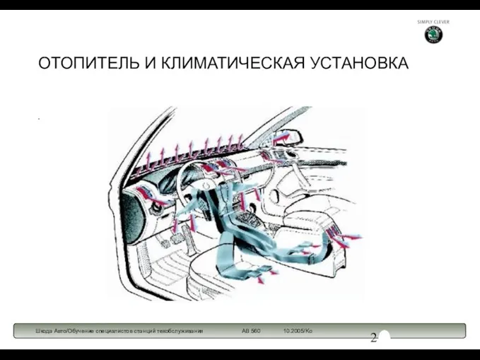 ОТОПИТЕЛЬ И КЛИМАТИЧЕСКАЯ УСТАНОВКА .