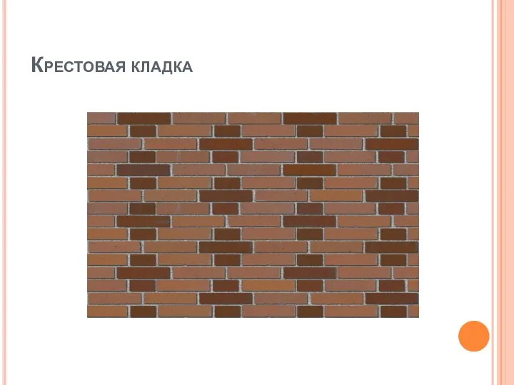 Крестовая кладка