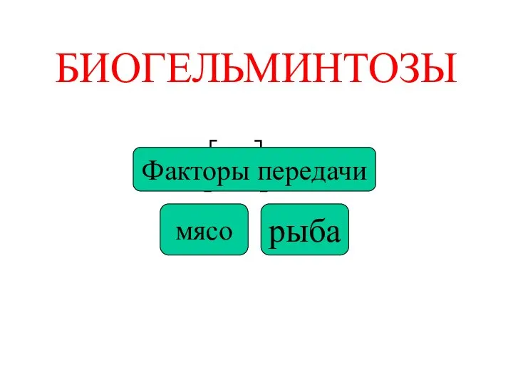 БИОГЕЛЬМИНТОЗЫ