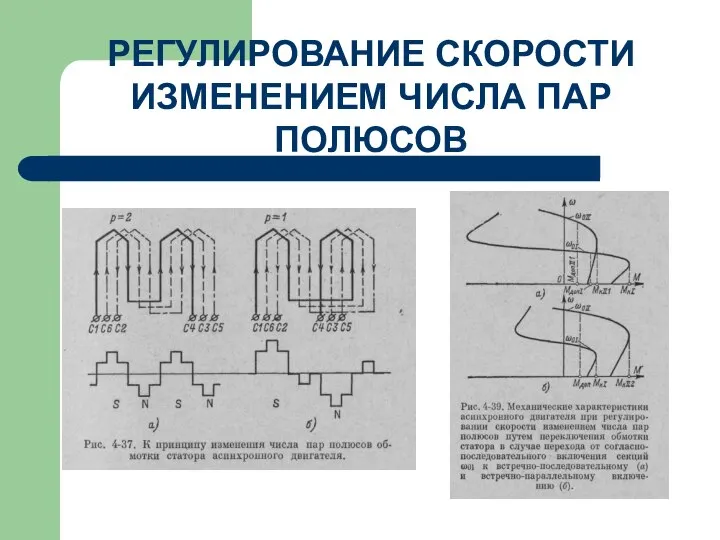 РЕГУЛИРОВАНИЕ СКОРОСТИ ИЗМЕНЕНИЕМ ЧИСЛА ПАР ПОЛЮСОВ