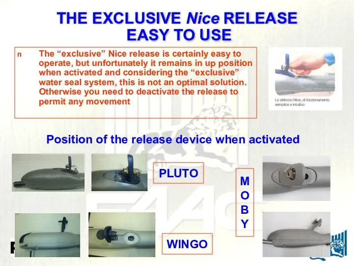 The “exclusive” Nice release is certainly easy to operate, but unfortunately