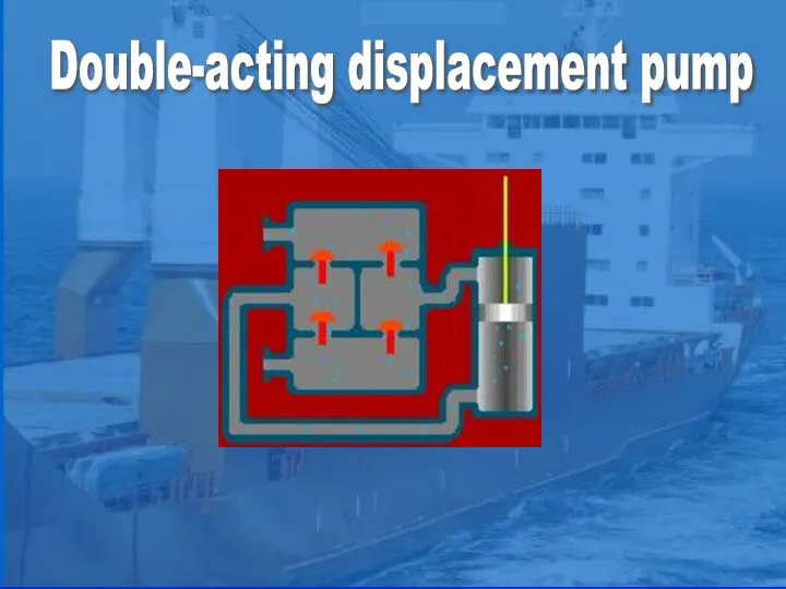 Double-acting displacement pump