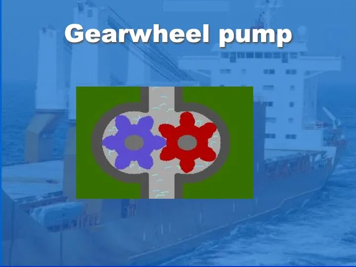 Gearwheel pump
