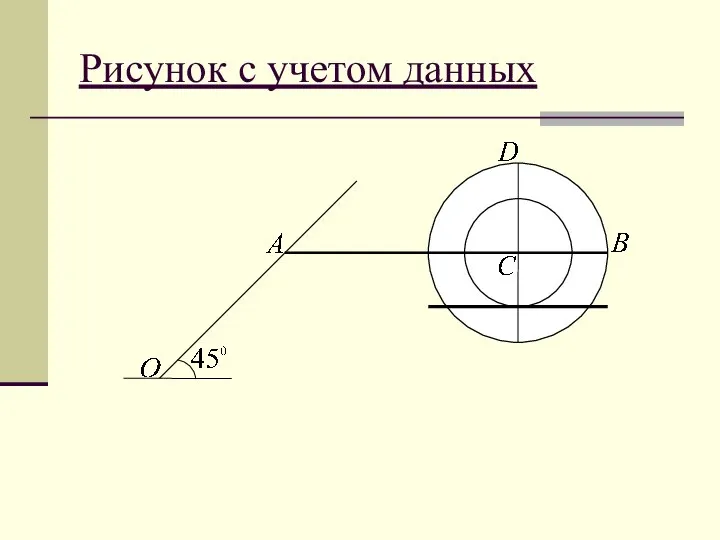 Рисунок с учетом данных