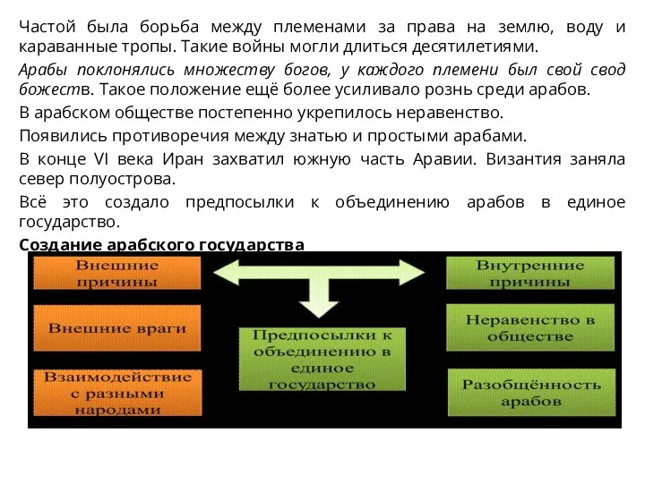 Частой была борьба между племенами за права на землю, воду и