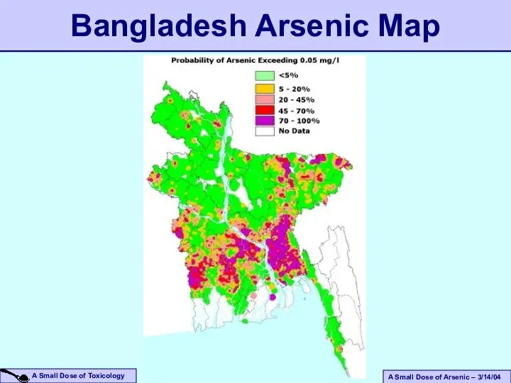 Bangladesh Arsenic Map