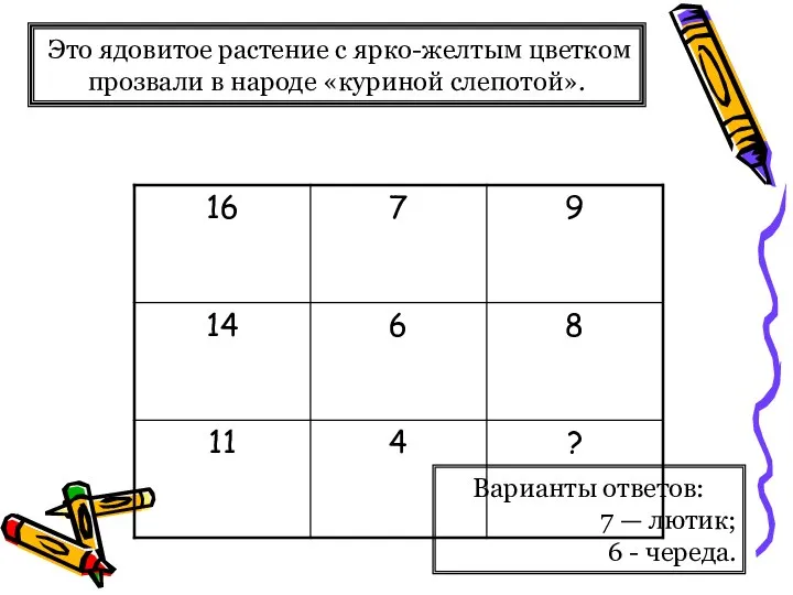 Это ядовитое растение с ярко-желтым цветком прозвали в народе «куриной слепотой».